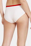 Zivame Abstract Colorplay Mesh Low Rise Full Coverage Hipster Panty - Barbados Cherry — thumbnail 2